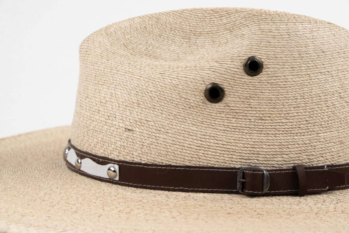 Americana flat brim fine palm leaf cowboy hats MODEL# 01021507