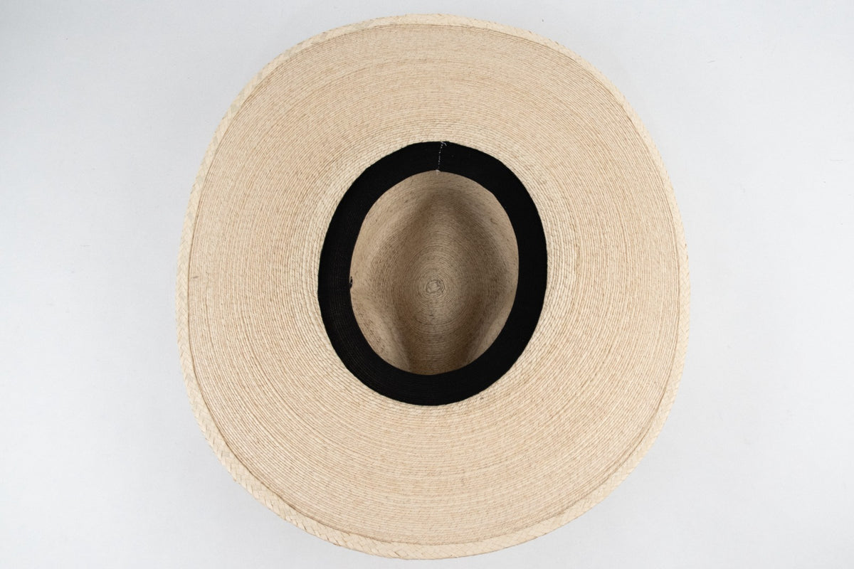 Americana flat brim fine palm leaf cowboy hats MODEL# 01021507