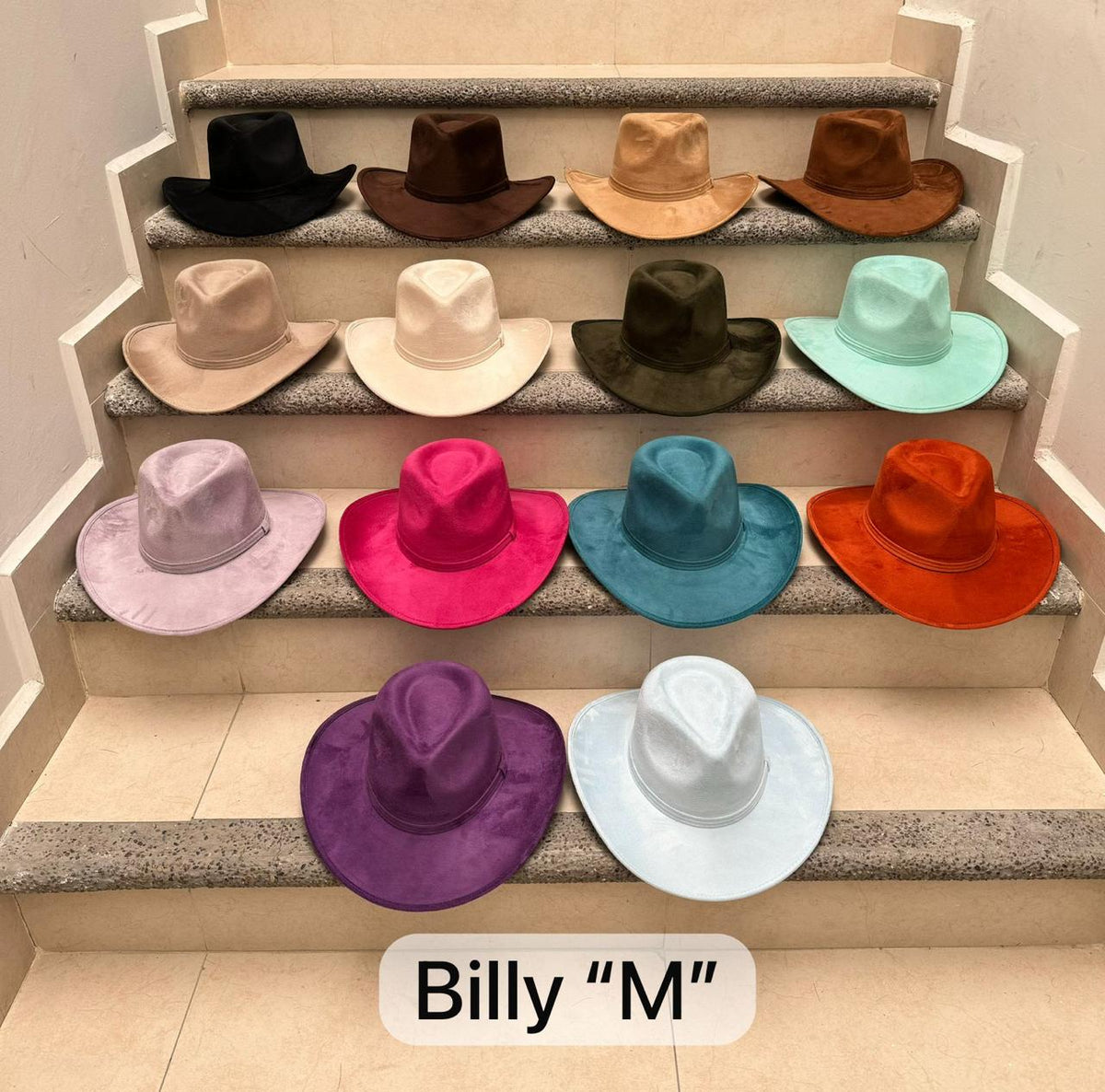 Billy Vegan suede hats