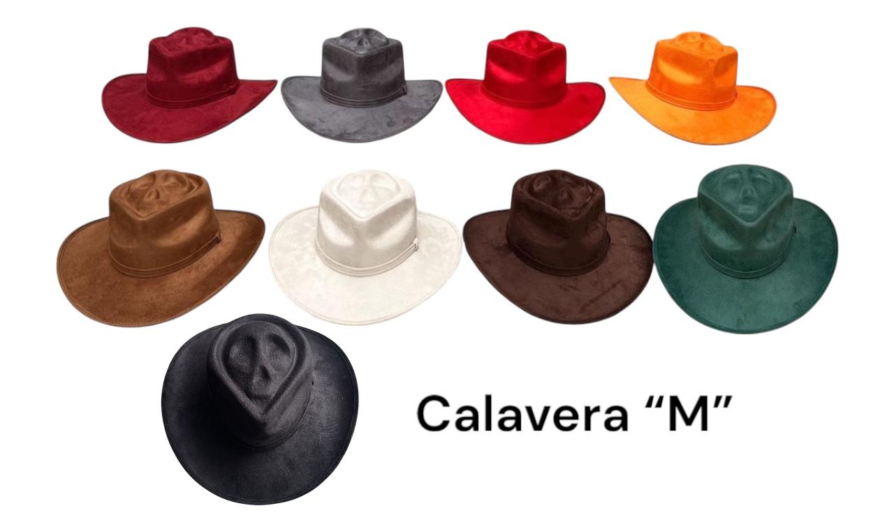 Calavera/Skull suede hats