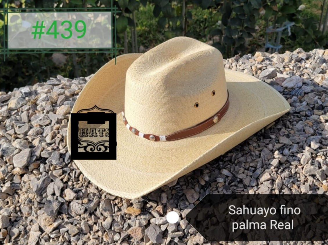 Chihuahuense fine palm leaf cowboy hats MODEL# 01021509 (439)