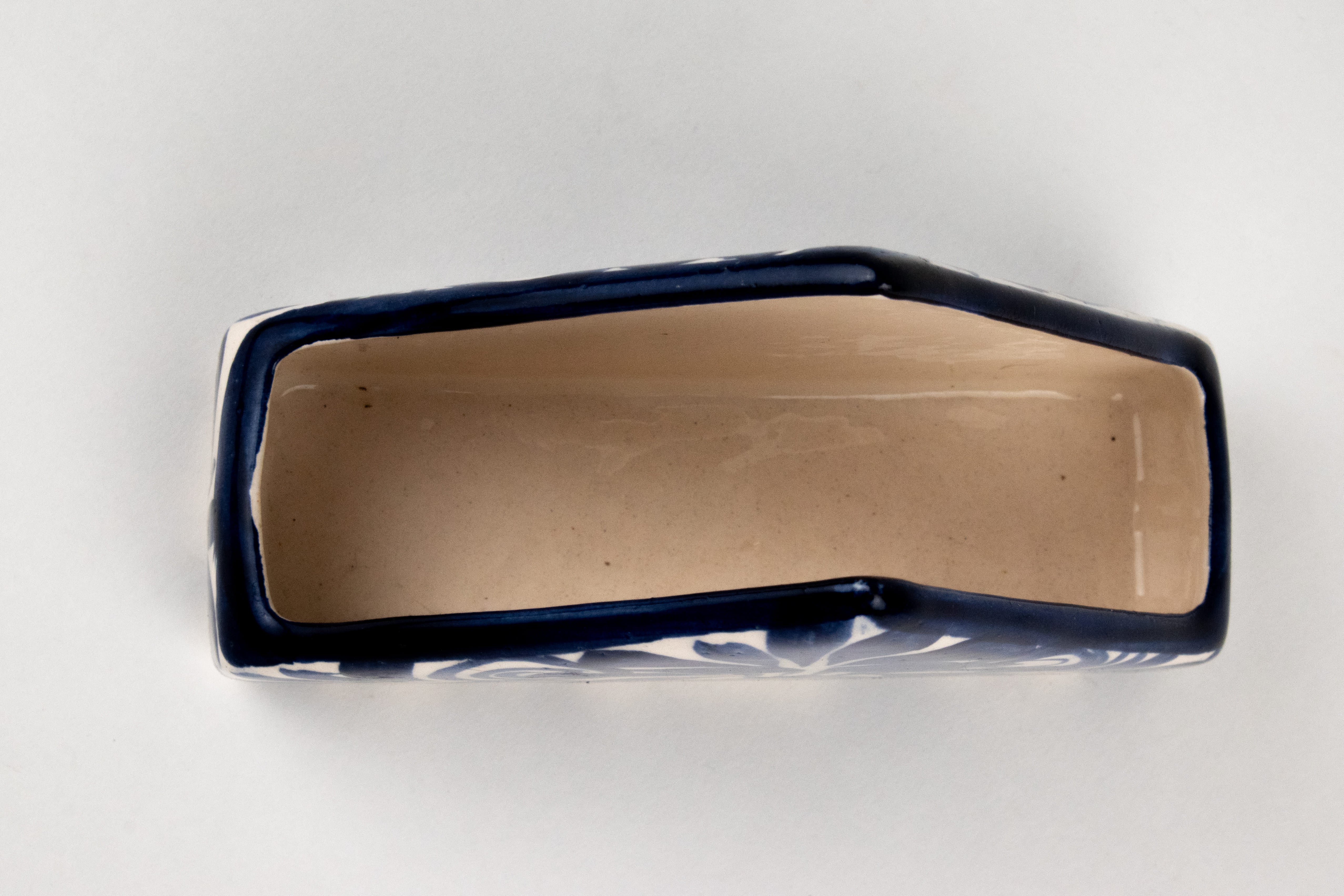 Talavera Napkin holder in cobalt blue MODEL# 0208