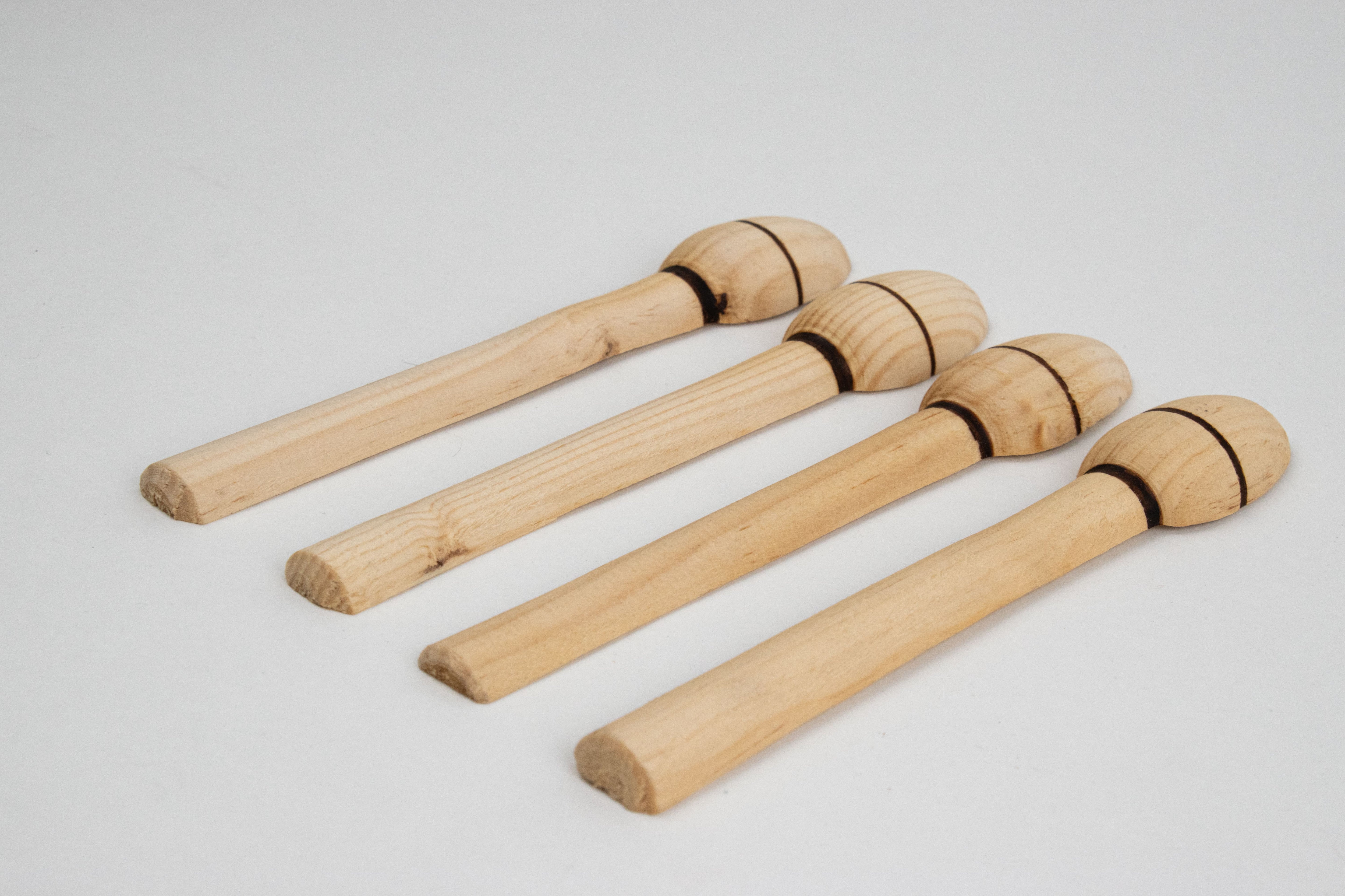 Typical Pinewood Spoons for Mexican Sauces MODEL# 0236