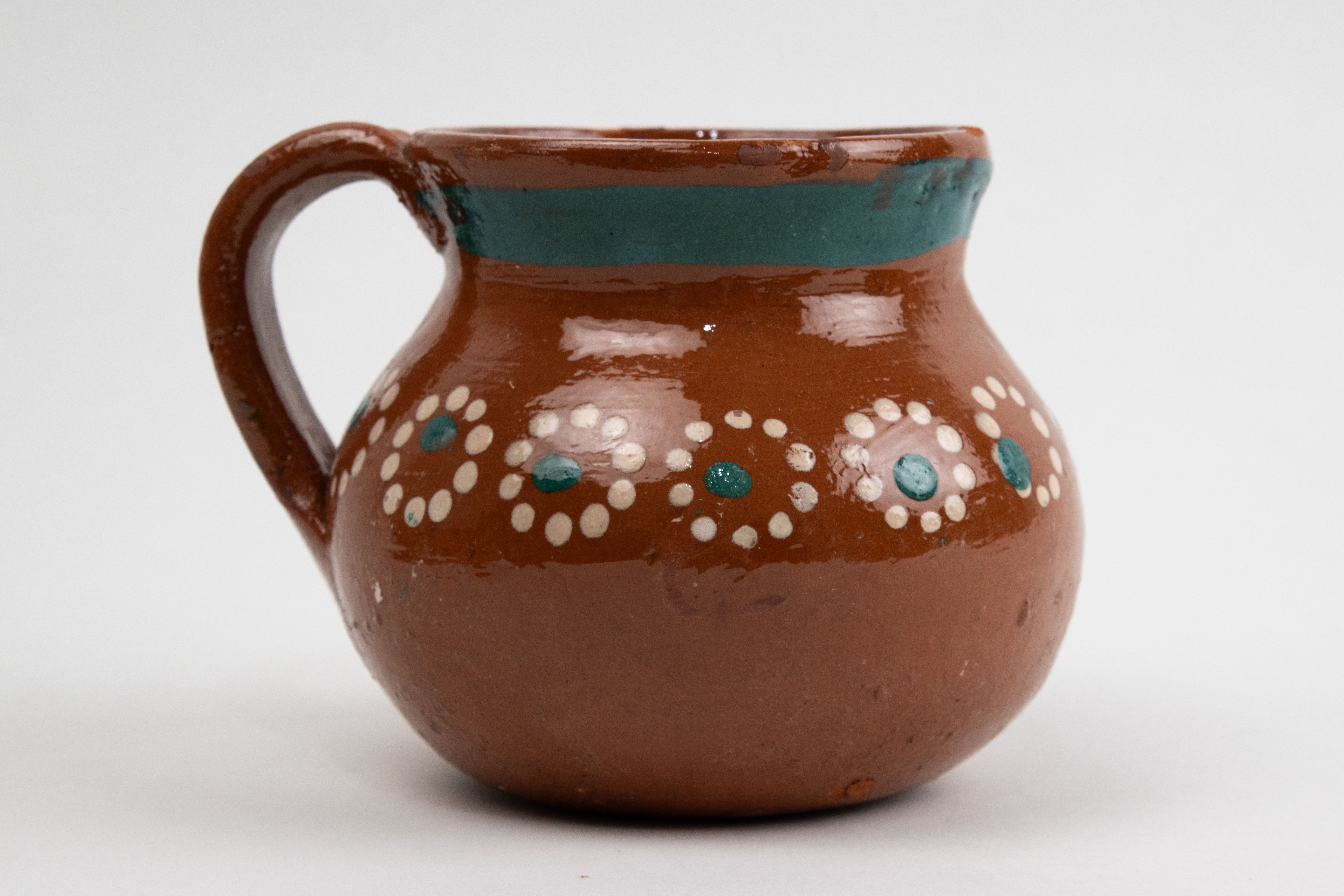 Traditional Mexican clay cups Assorted designs