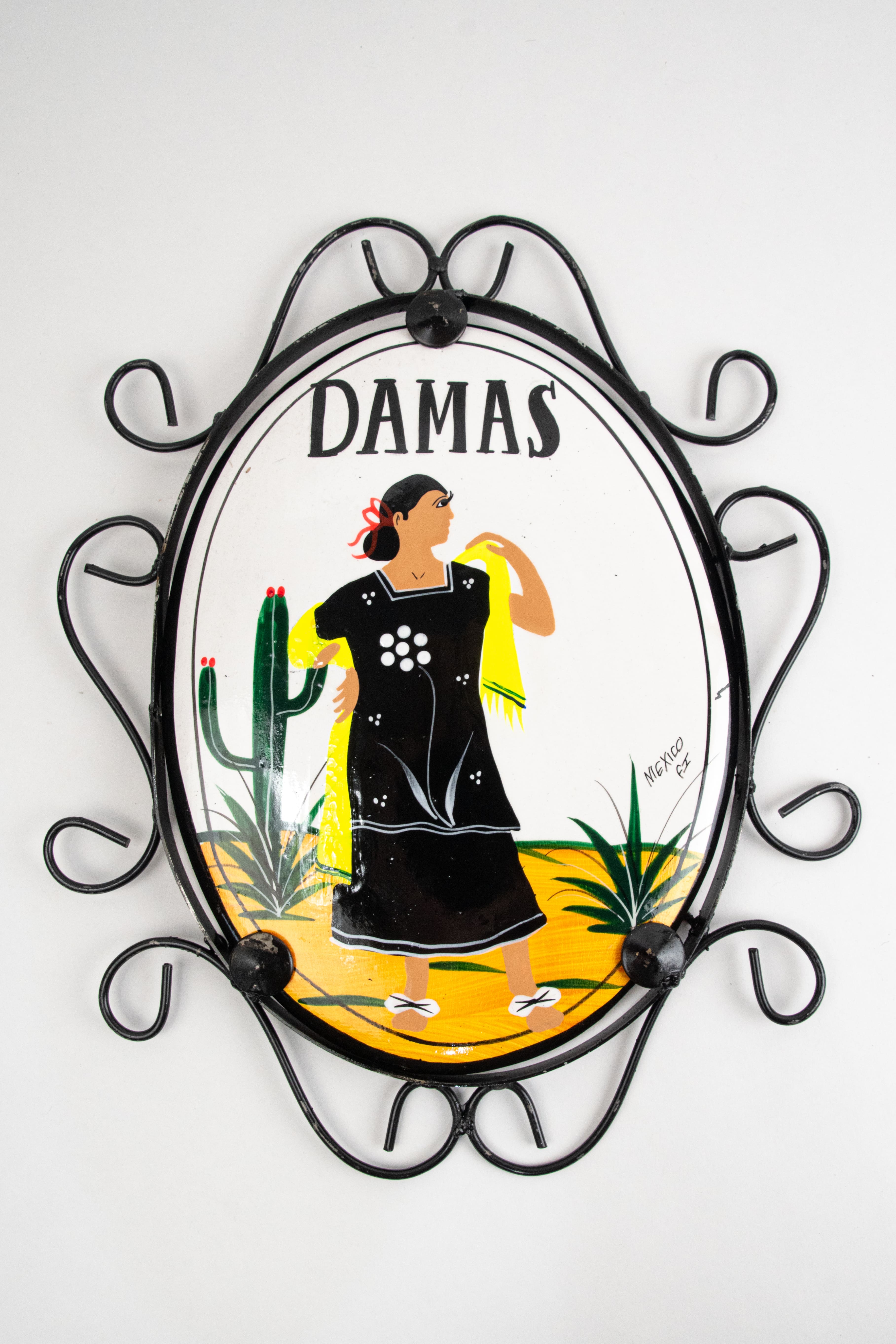 Pair of Cantina Bathroom Signs 'Ladys & Gents' Model: 0226
