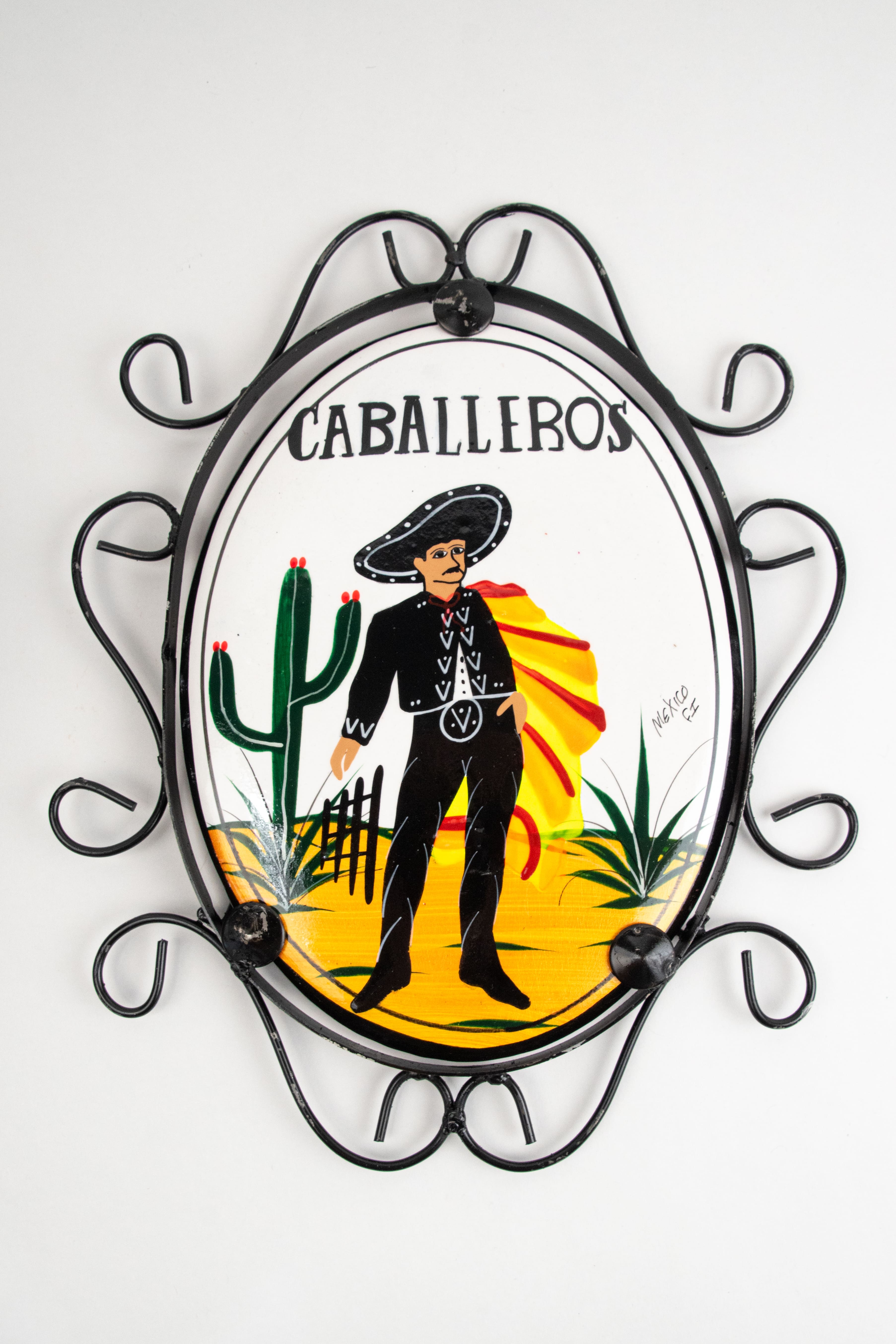 Pair of Cantina Bathroom Signs 'Ladys & Gents' Model: 0226