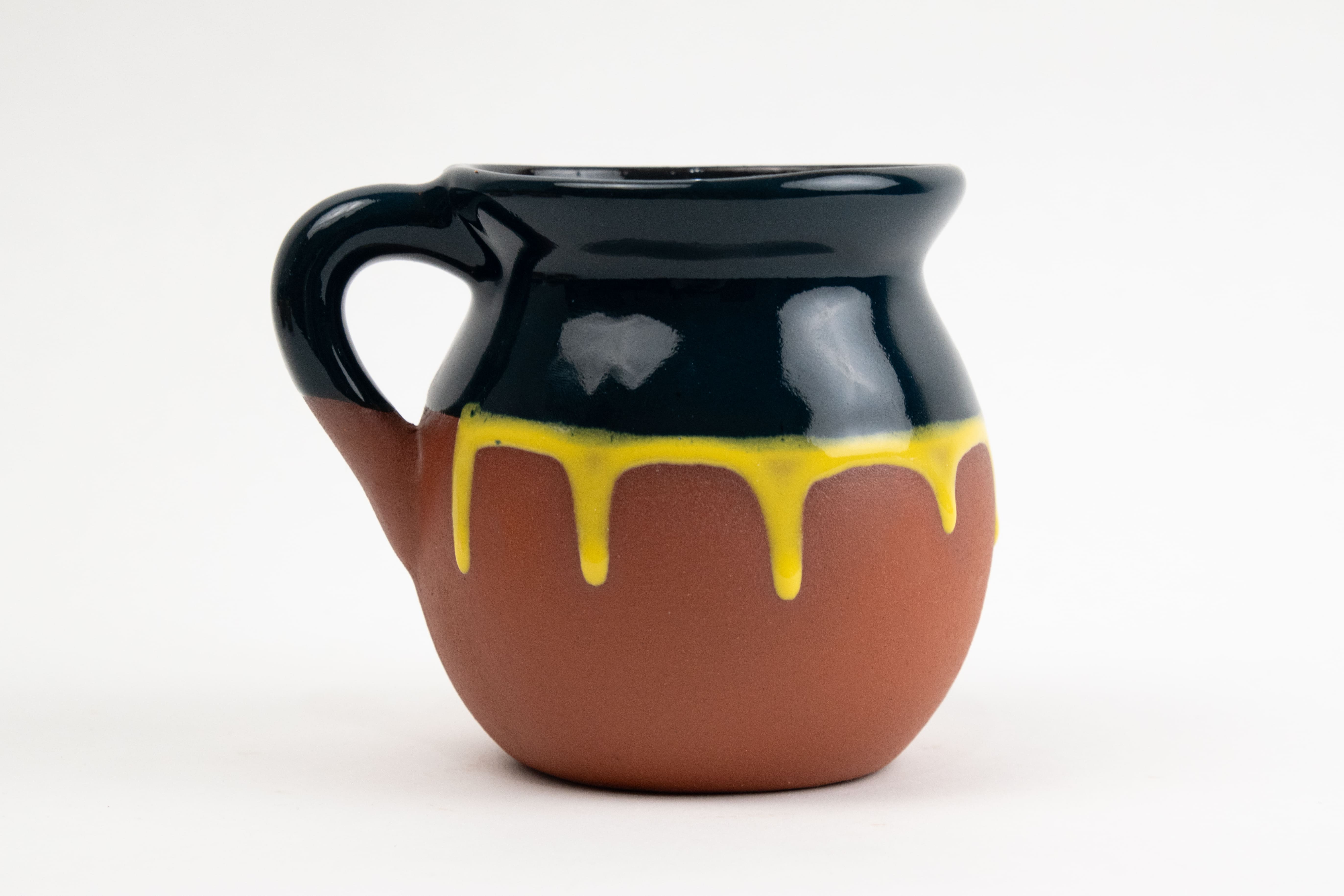 Traditional Mexican clay cups Assorted designs