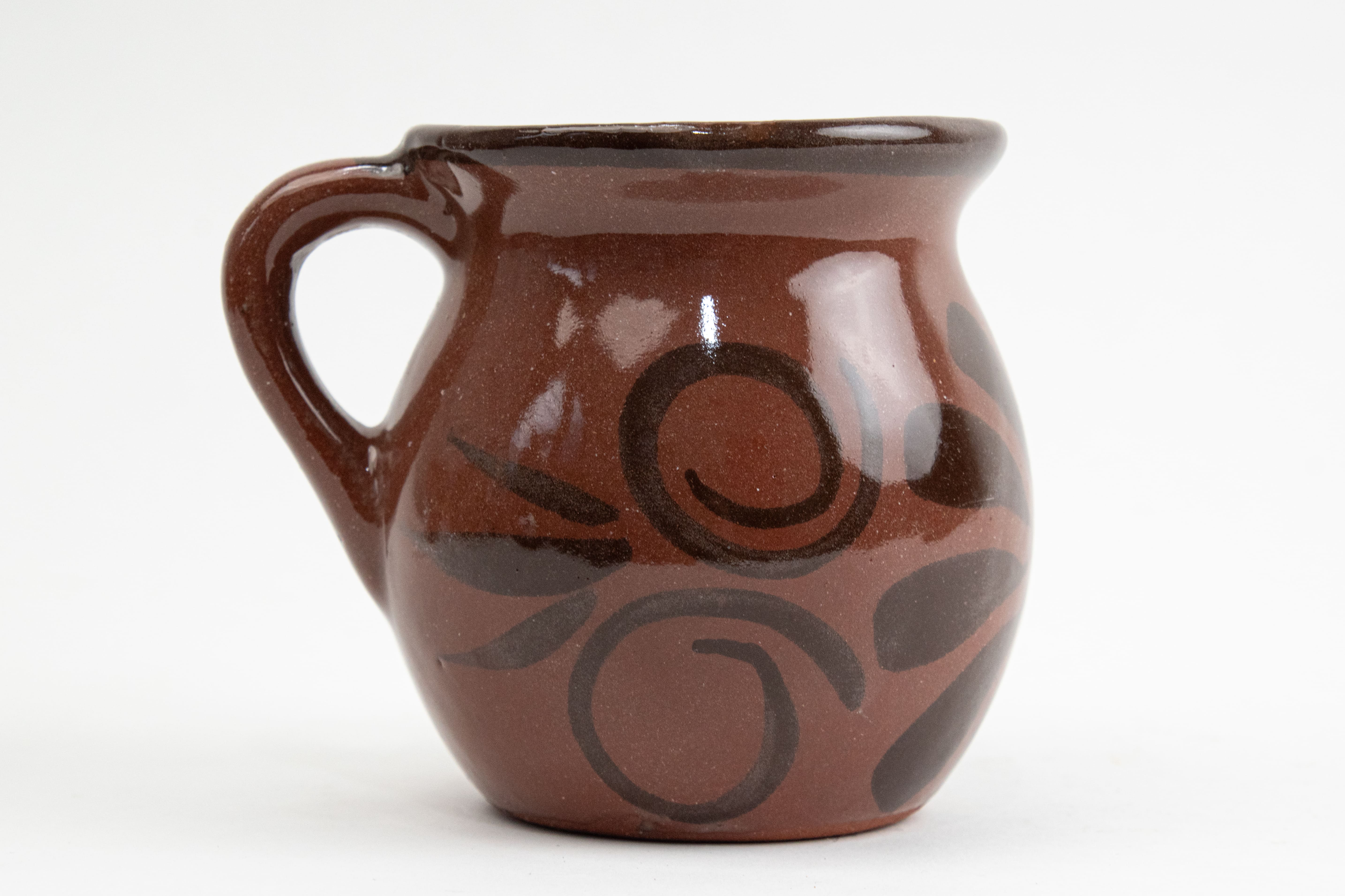 Dark Almond clay cups MODEL # 021801