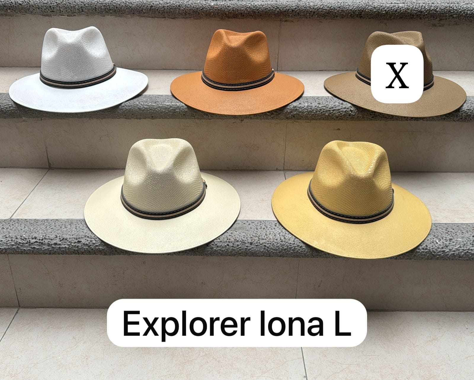 Lona/stiff canvas Explorer Indiana hats