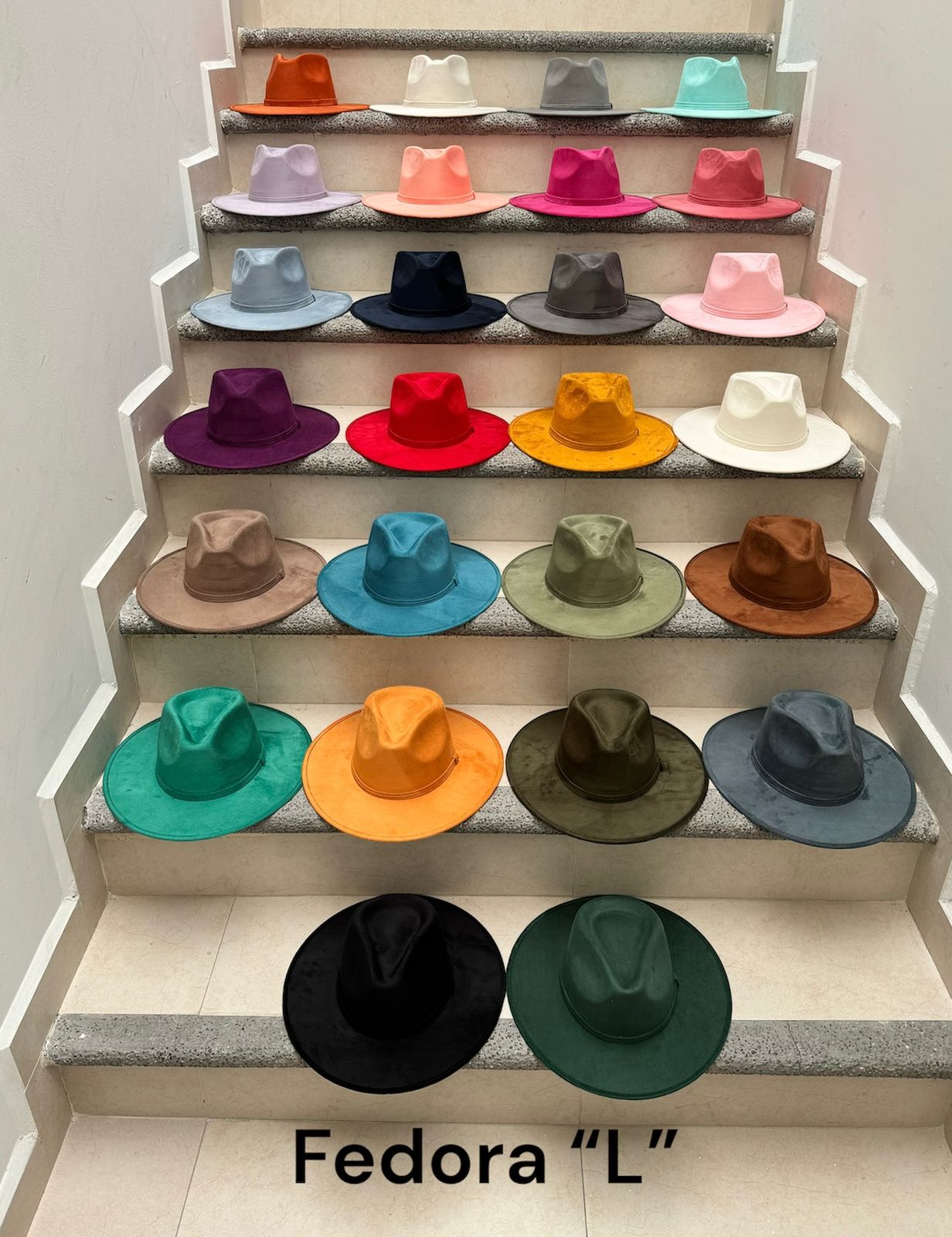 Fedora suede hats