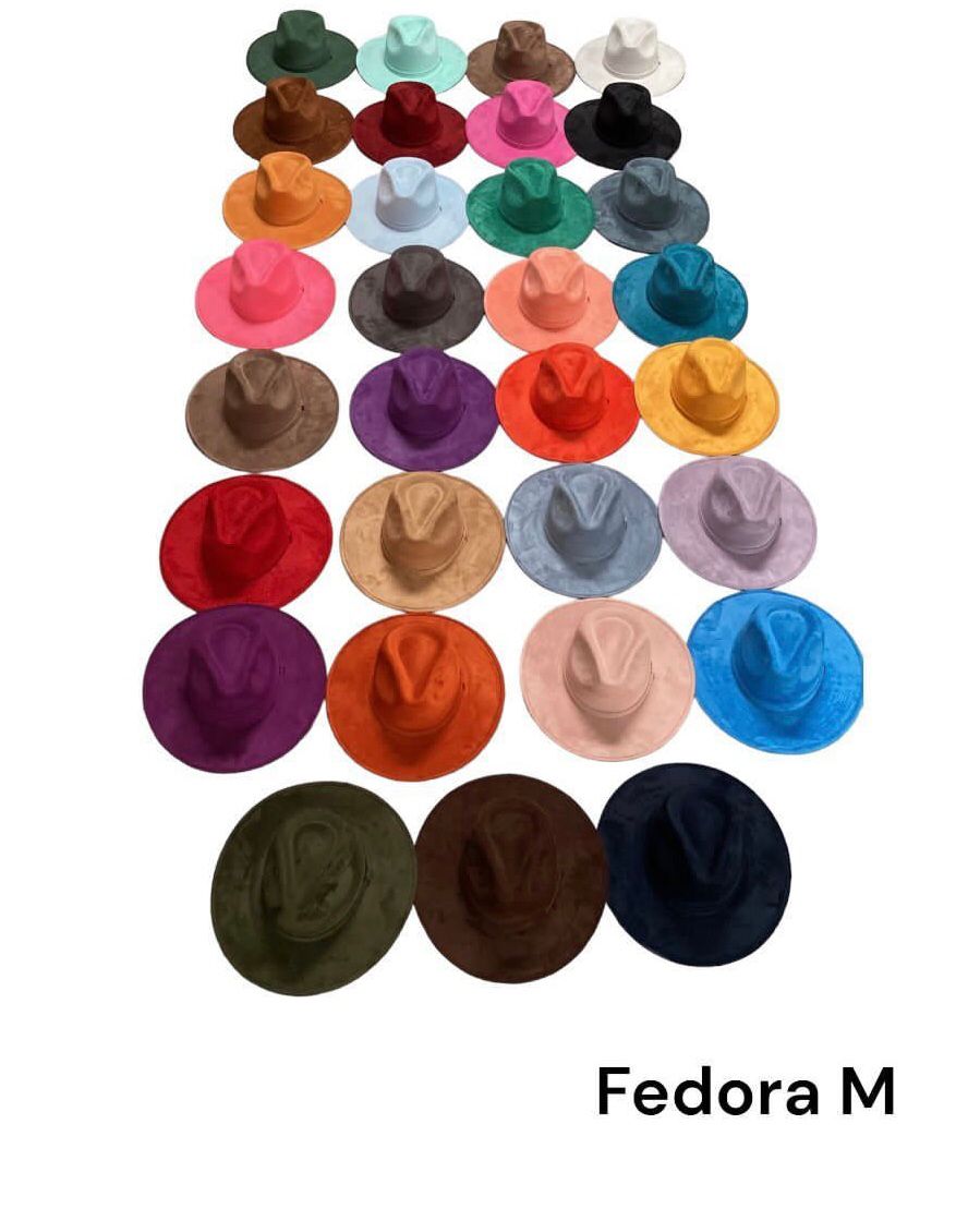 Fedora suede hats