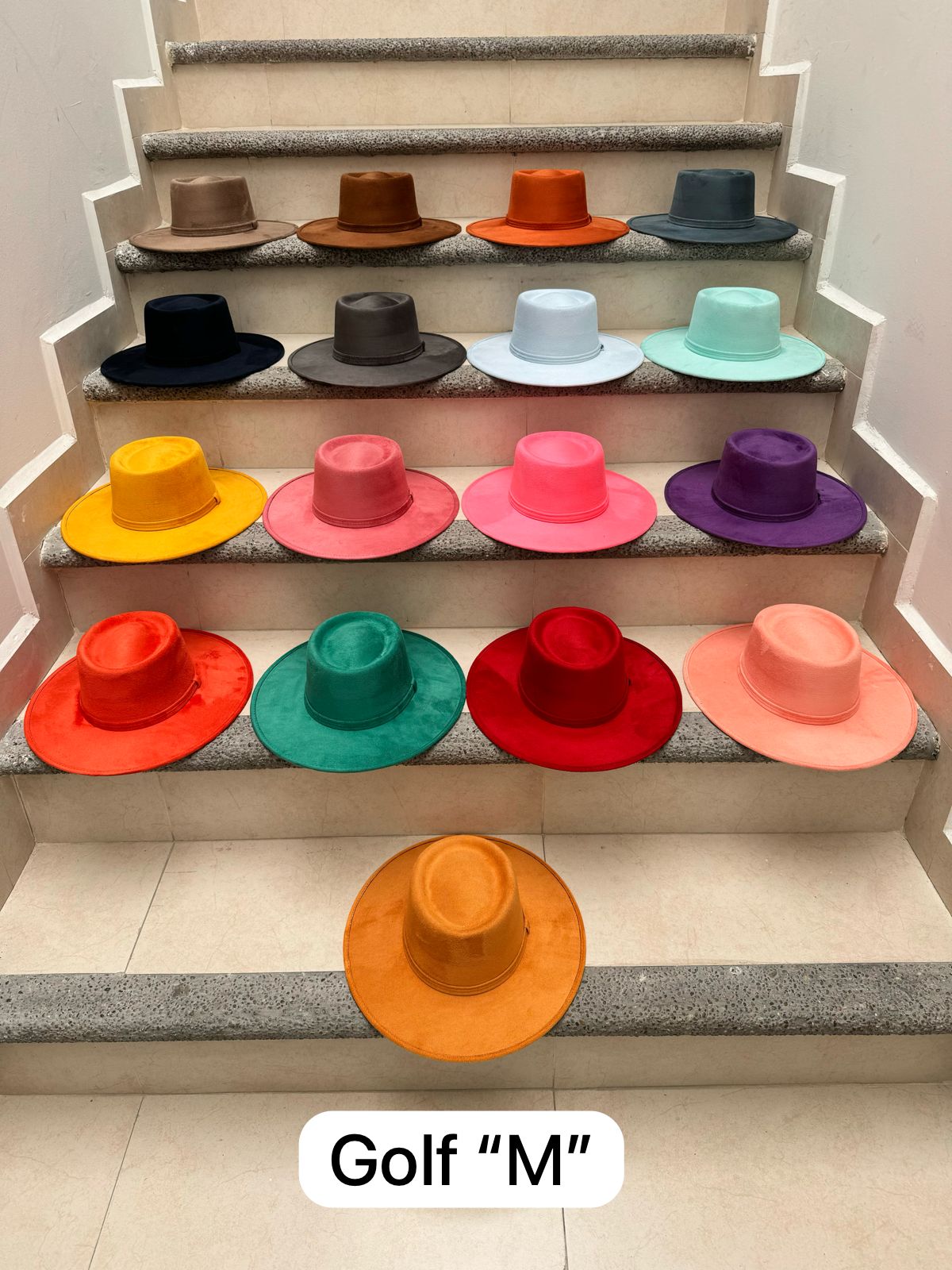 Golf suede hats