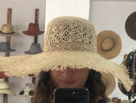 Wide brim Jute Woven hats MODEL # 126