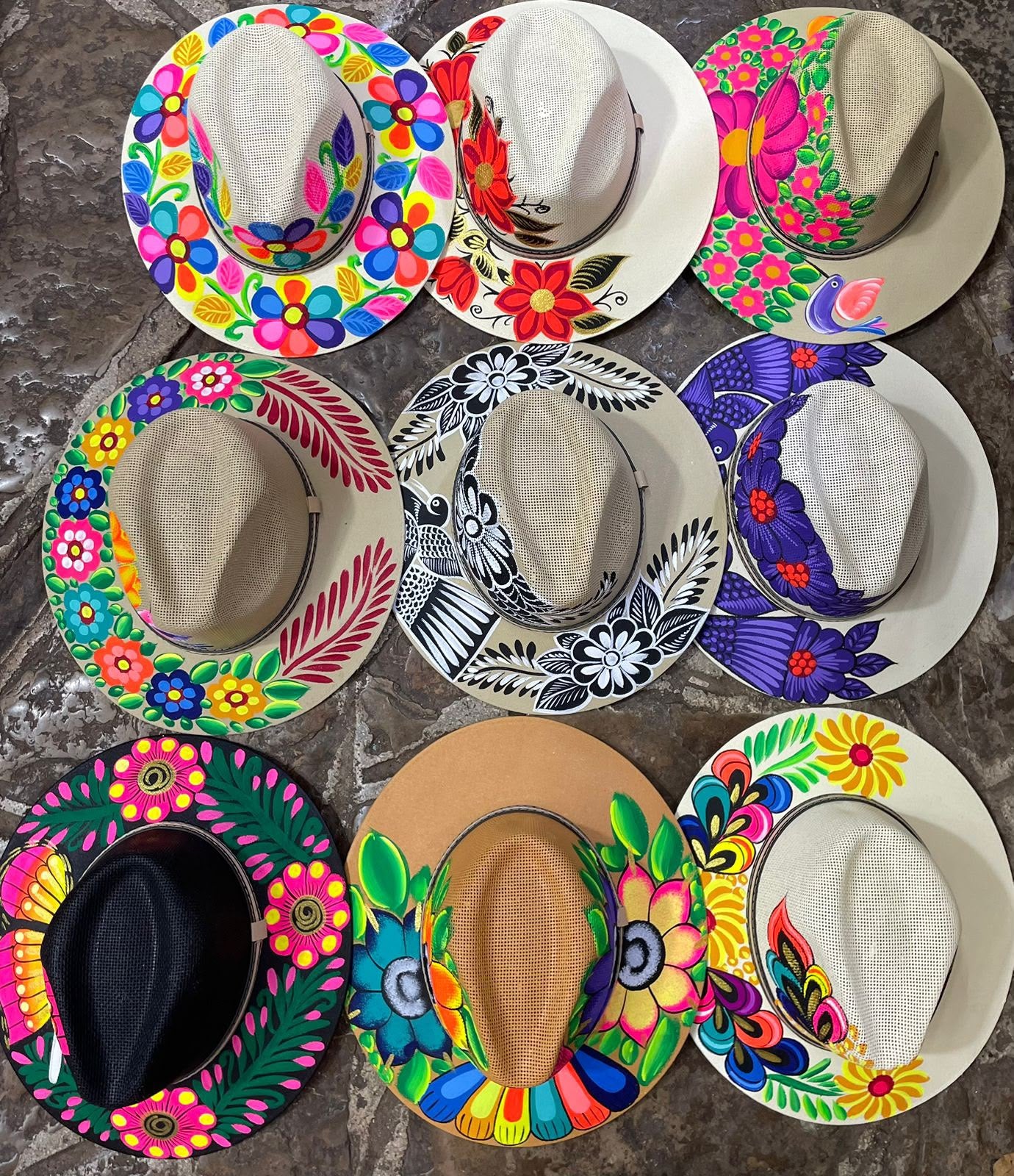 Hand Painted Hats