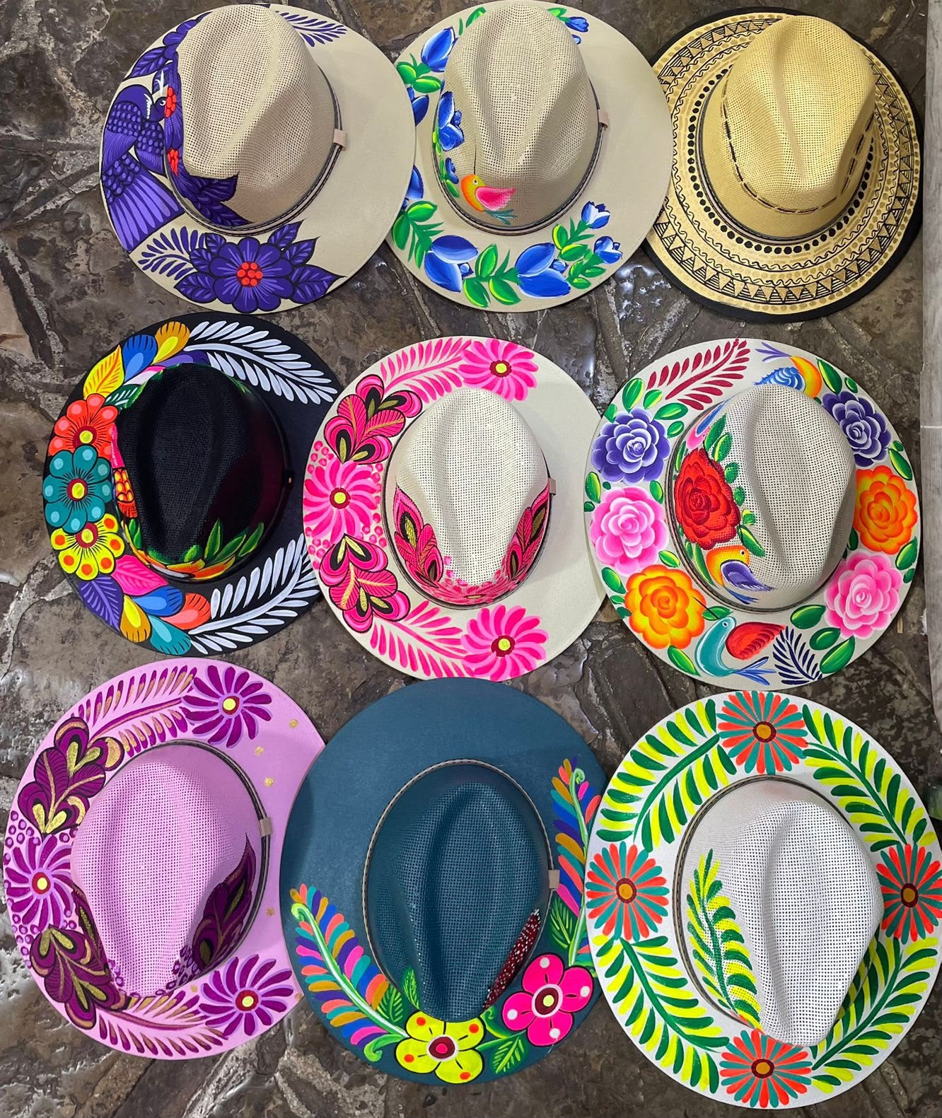 Hand Painted Hats