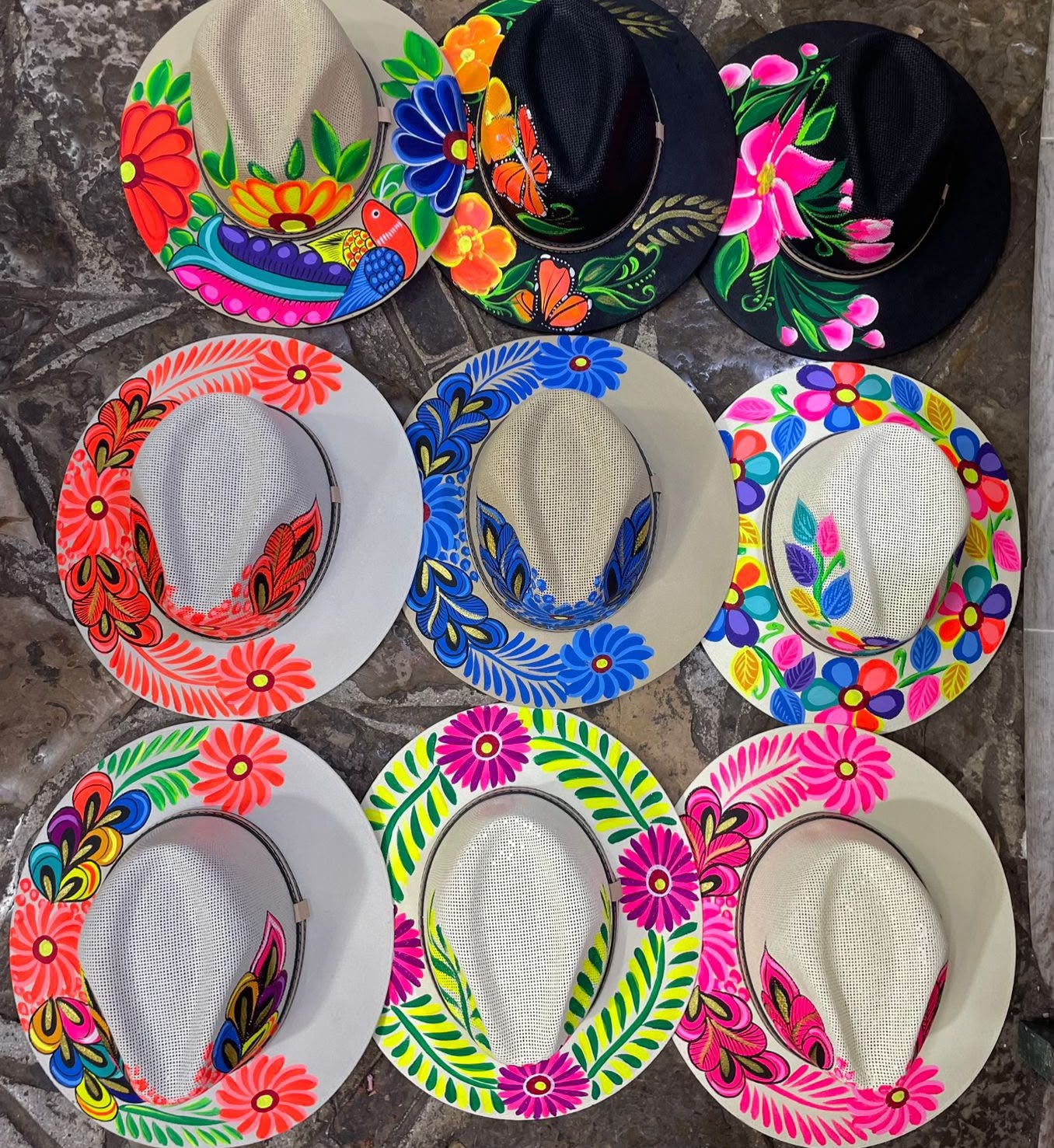 Hand Painted Hats