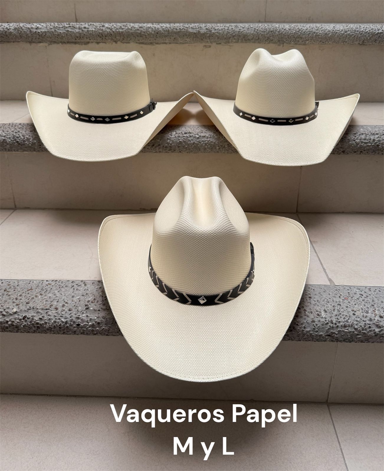 Rice paper Cowboy hats