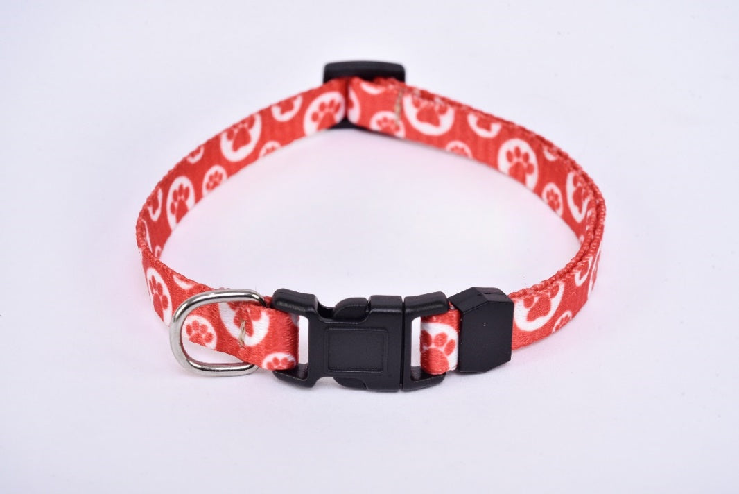 Chihuahua small breed dog collar red MODEL# 030901