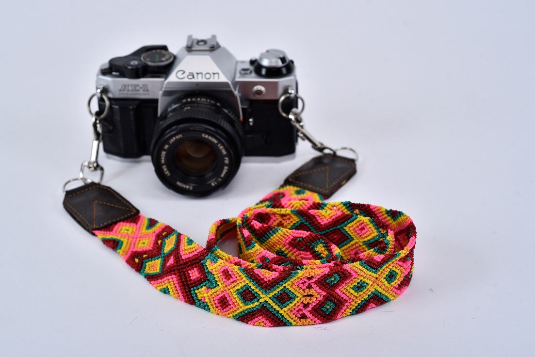 Embroidered camera strap MODEL# 080209