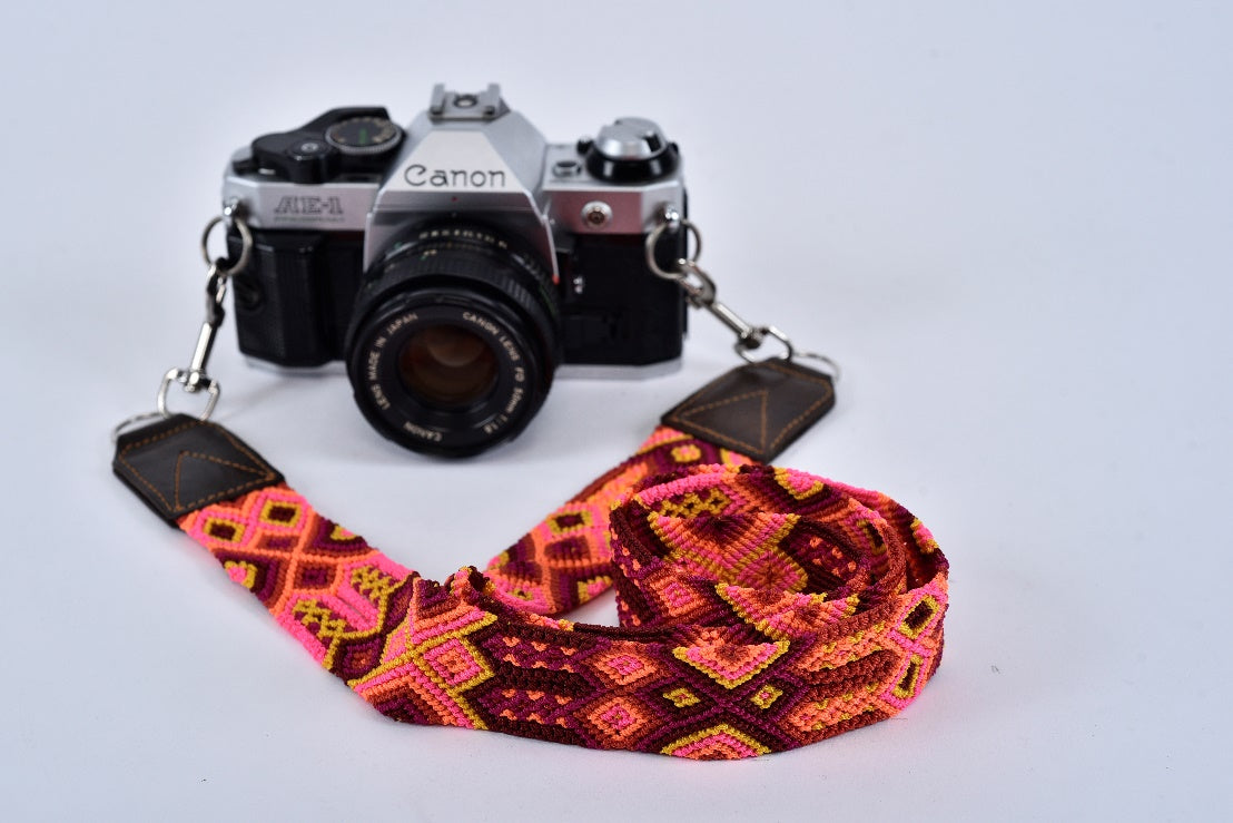 Embroidered camera strap MODEL# 080211