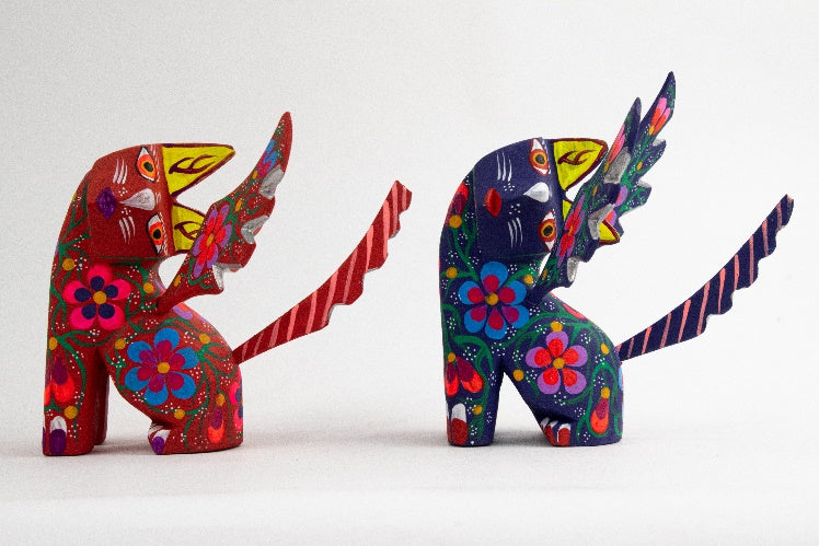 Alebrije winged cats set MODEL# 090306