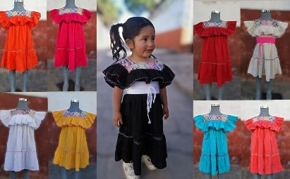 Embroidered girl's skirt 3-4 years MODEL# 1210
