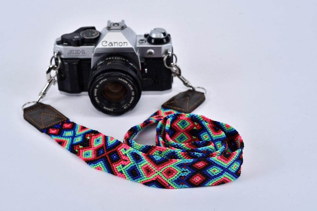 Embroidered camera strap MODEL# 080203