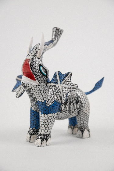 Alebrije carved elephant pine wood MODEL# 090308