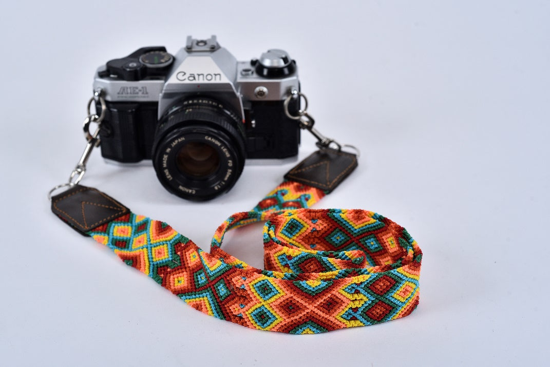 Embroidered camera strap MODEL# 080205