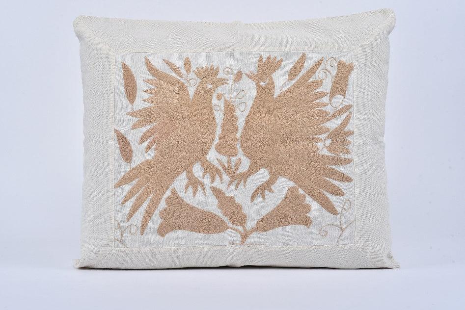 Embroidered cushion cover Tenango style MODEL# 040910