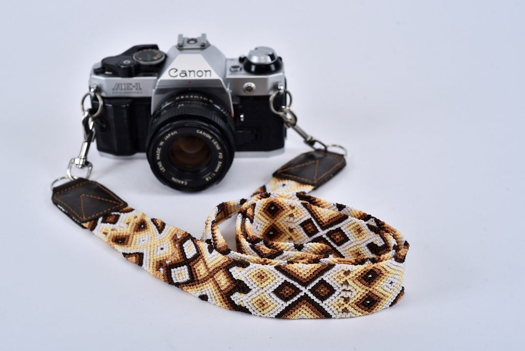 Embroidered camera strap MODEL# 080204