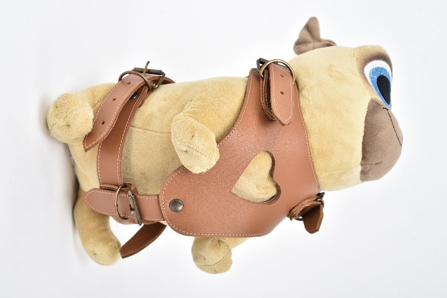 Leather dog chest harness small MODEL# 031001