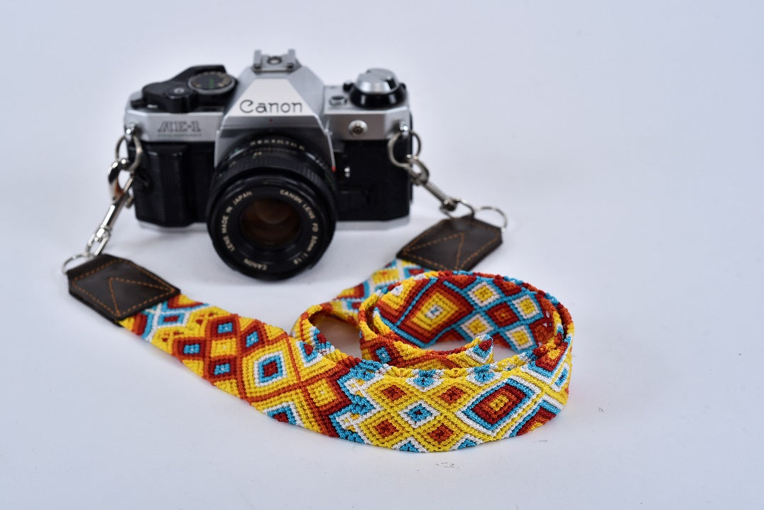 Embroidered camera strap MODEL# 080206