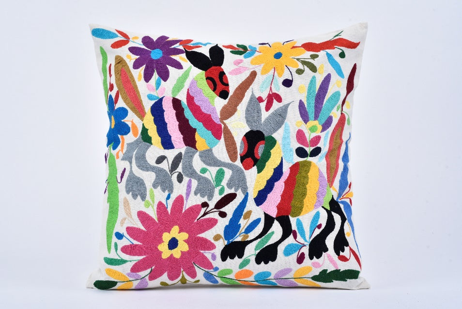 Embroidered cushion cover Tenango MODEL# 040905