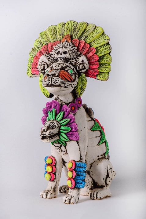 Xoloitzcuintle clay figure MODEL# 0902