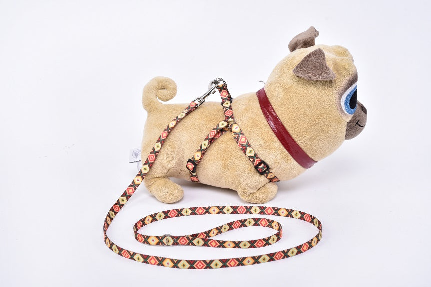 Joker dog harness and leash set brown MODEL# 031302