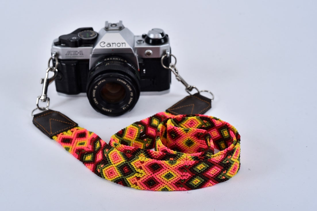 Embroidered camera strap MODEL# 080207