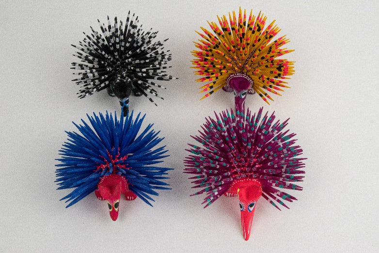 Alebrije hedgehog set 4 pieces MODEL# 090305