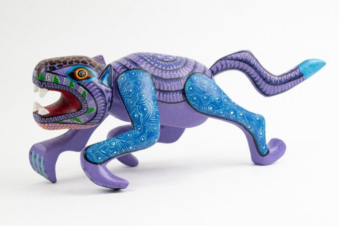 Alebrije carved panther pine wood MODEL# 090303