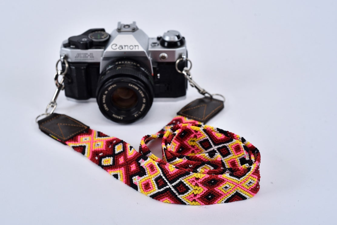 Embroidered camera strap MODEL# 080210