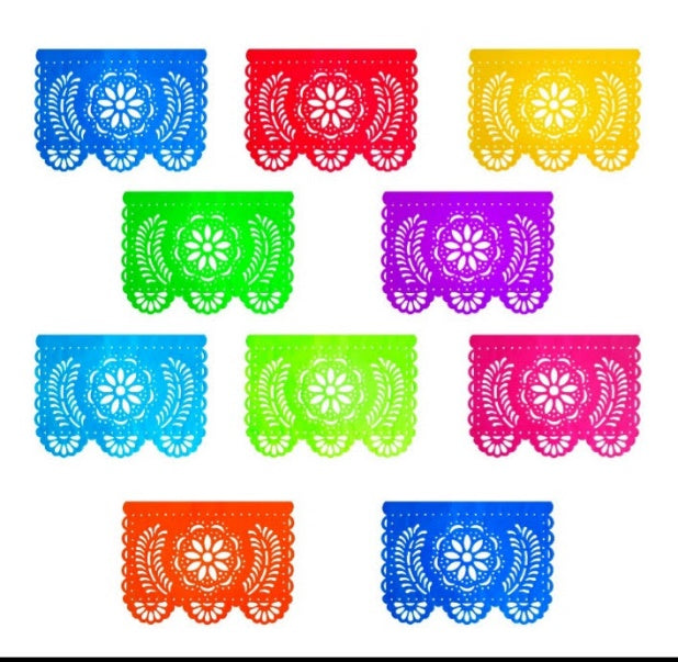 Mexican papel picado decoration Model 1 MODEL# 090401