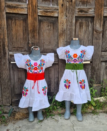 Embroidered girl's dress 2-4 years MODEL# 1211