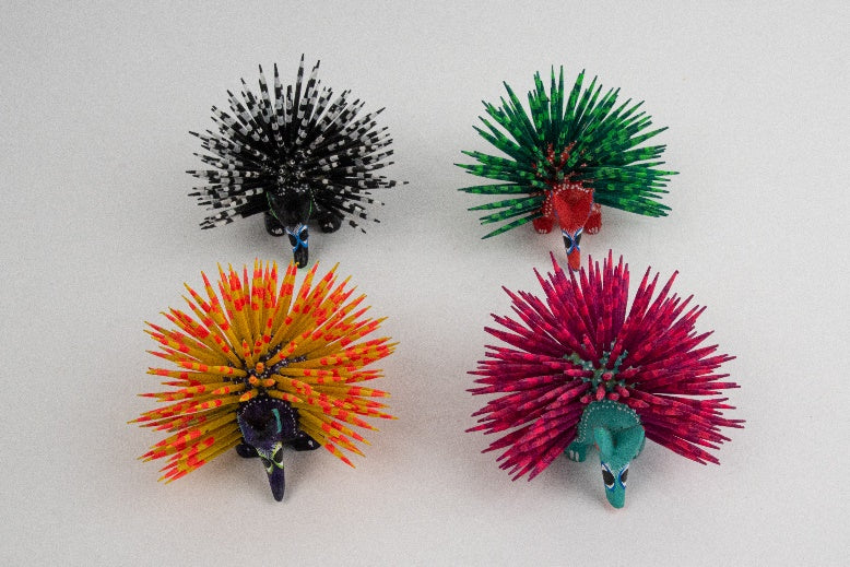 Alebrije hedgehog set 4 pieces MODEL# 090304