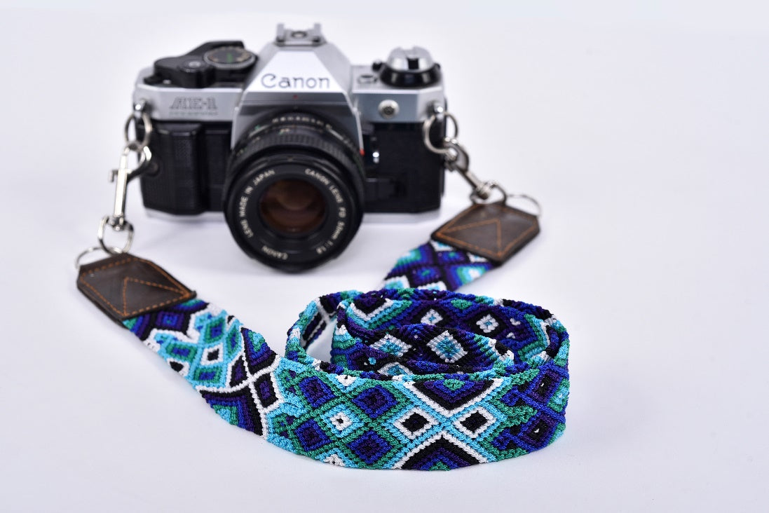 Embroidered camera strap MODEL# 080212