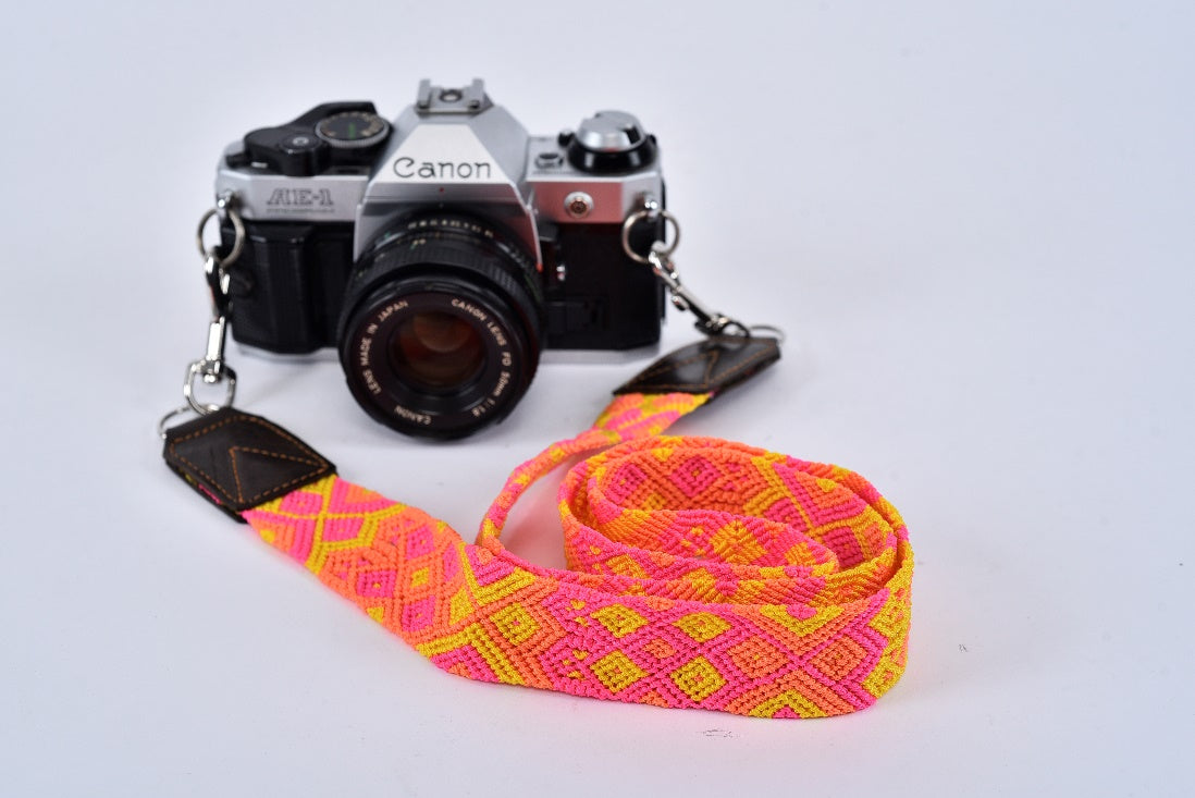Embroidered camera strap MODEL# 080208