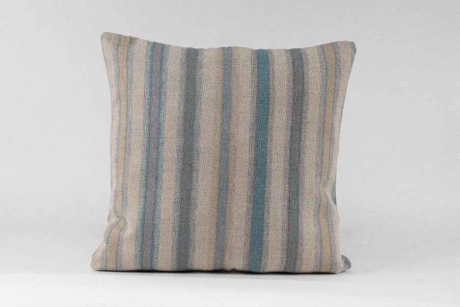 Decorative cushion blue gray stripes MODEL# 040405