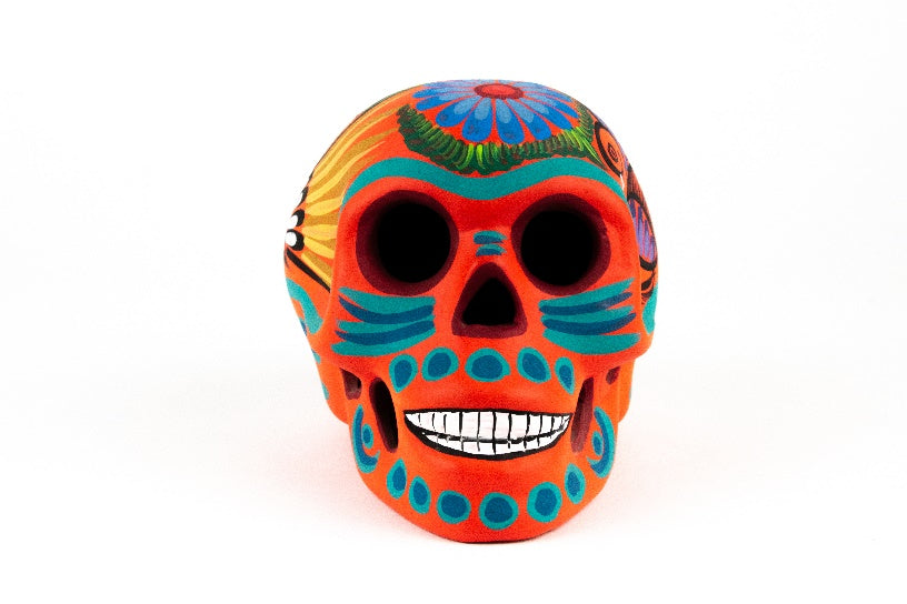 Decorative skull clay Oaxaca MODEL# 0413