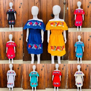 Embroidered girl's dress 1-2 years MODEL# 1203