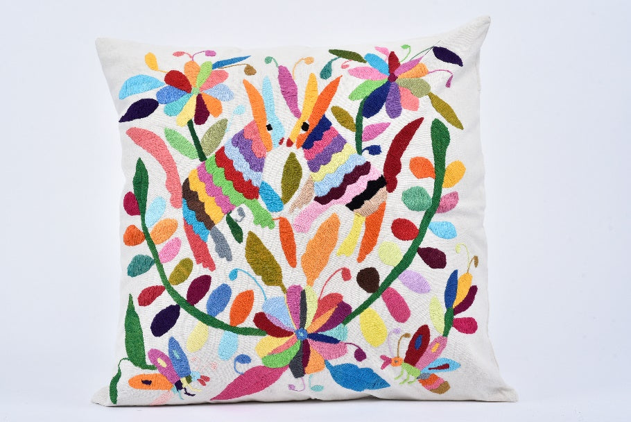Embroidered cushion cover Tenango MODEL# 040906