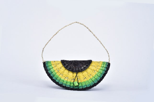 Avocado straw bag MODEL# 0507